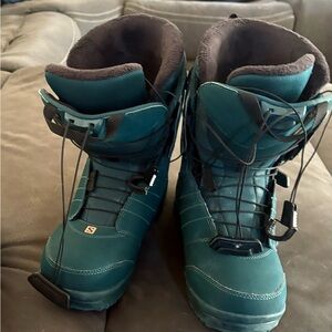 Salomon Turquoise Snowboard Boots